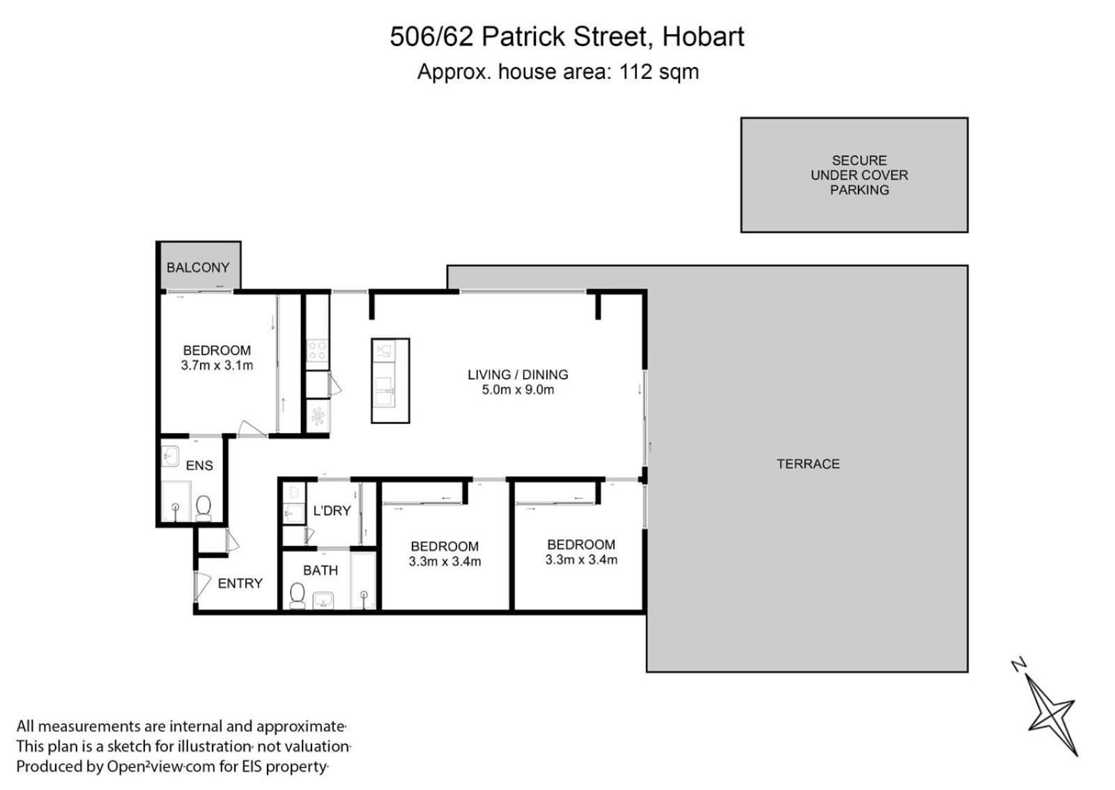 Apartment 'city Luxe Oasis' Huge Terrace With Panoramic Views Hobart